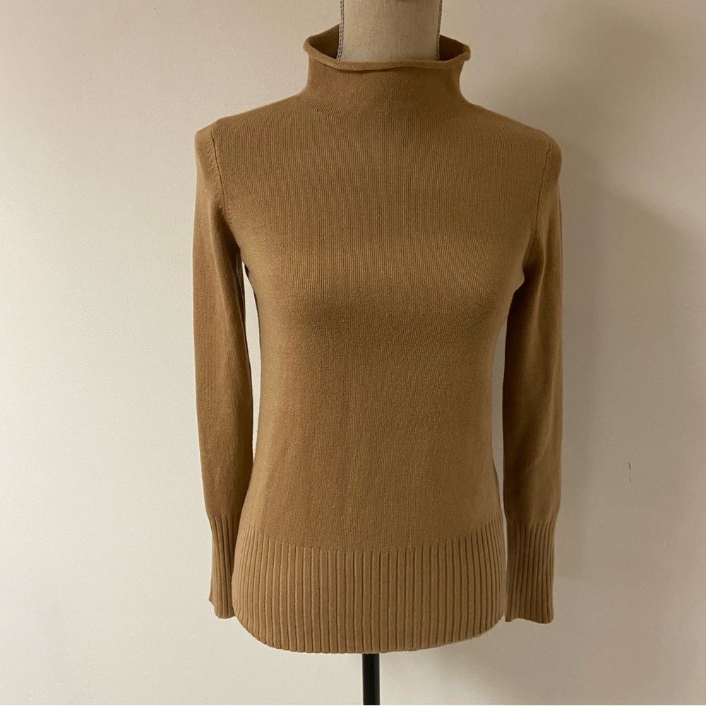 French Connection Women’s Sweater Turtleneck Tan Size XS